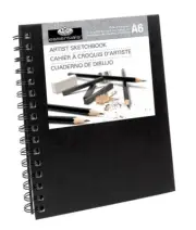 Royal Langnickel A6 Hardback Spiral Bound Artist Sketchbook 80 Sheet Drawing Pad