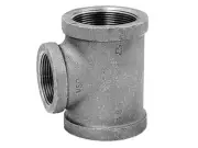 Anvil 8700122800 Galvanized Malleable Iron Reducing Tee 1x1x3/4 in. NPT Female