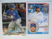 2018 TOPPS TOMAS NIDO AUTOGRAPH ROOKIE CARD LOT 1983 & CHROME METS AUTO RC (x2)
