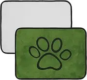 2Pcs Reusable Puppy Pad,Dog Training Pad,Durable Nonslip Washable Pee Mat Wee Wee Puppy Mat Paw Pattern Design for Home Apartment,45x60 CM