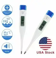 DIGITAL THERMOMETER ELECTRONIC LCD MEDICAL DEGREE TEMPERATURE ADULT BABY BODY