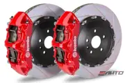 Brembo Front GT Brake 6Pot Caliper Red 405x34 Slot Rotor Porsche 970 Panamera (for: Porsche)