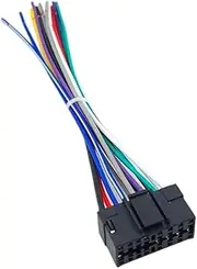 Wire Harness Replacement for Sony Car Radio CDX-F7710 CDX-F7715X CDX-GT24W CDX-GT240 CDX-GT565UP CDX-GT640UI CDX-GT700HD CDX-GT710 CDX-H910UI CDX-M60UI DSX-MS60 MEX-BT39UW XAV-601BT XAV-602BT XAV-64BT