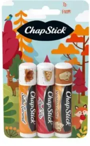9 Packages ChapStick Fall Favorites Lip Balm 0.15 Oz Caramel Apple Pie Vanilla