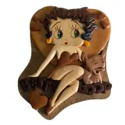 BETTY BOOP Wooden Jewelry Trinket Puzzle Box