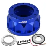 J2 For 1990-1996 Honda Accord Prelude 2" 6-Bolt Steering Wheel Hub Adapter Blue