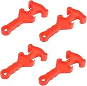 4pcs Barrel Opener Wrench Opening Bucket Lid Opener Lids Rim Can Opener Removal Caps Pail Buckets Painting Office Openers Tool Paint Can Lid Opener Plastic