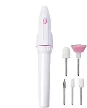 Nail Filer Electric, Professional Cordless Nail Drill Machine, Manicure Supplies Pedicure Kit, Hand Foot Care Tool Battery Operated for Home & Salon Use