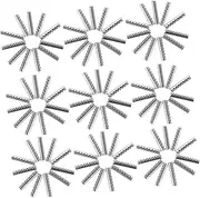 Mobestech Car Flip Key Mounting Bolts 200pcs Stainless Steel Dowel Pins 1.6mm Inner Diameter for Key Blade
