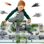 XDUOYJOY Army Toys, Military Airplane Tank Toy Sets with 13 Vehicles, Trucks,...