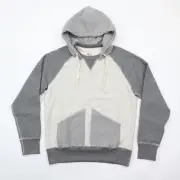 Champion x Todd Snyder After Hood Sweatshirt Retro 30's Two Tone Gray sz L NWT