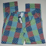 NWT MENS M VINEYARD VINES PATCHWORK LOUNGE PANT WINTER HOLIDAY SRP $65