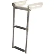 Windline Boat Under Platform Ladder SM-2X | 2 Step 23 5/8 Inch SS