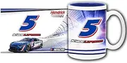 Sparta Pewter Kyle Larson #5 NASCAR 2024 Colored Interior 15 oz Sublimated Coffee Mug