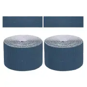 2Pcs 3.9inch x 164ft Bulletin Board Border, Dark blue (1mm)