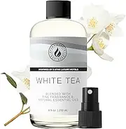 White Tea Essential Oil / Reed Diffuser Oil Refill (8.5 Fl. oz.) for Reed Diffusers, Electric Diffuser Oil Machines, and Oil Warmers - Natural, Organic White Tea Diffuser Oil - Long Lasting Scent