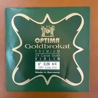 在飛比找Yahoo!奇摩拍賣優惠-{鈺聲國際弦樂器}OPTIMA GOLDBROKAT 24K