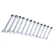 12Pcs 8MM-22MM wrench Spanner Set Metric ND-0326 + Rolling Bag