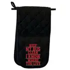 Keep Me Bus Clean I Know Where You Live Driver - Glove Mitts Double Oven Gloves