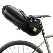 Restrap Bikepacking 14L Saddle Bag - Large - Black/Black