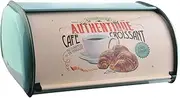 [Humdcdy] Stainless Steel Bread Box, Kitchen CountertopMetal Bread Storage With Ventilation Holes, Retro Cute Bread Storage Rack, Large Capacity Kitchen Storage Jar For Pastries, Pancakes, Cookies