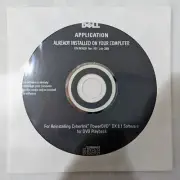 Dell Application CD P/N M102H~Reinstall Cyberlink PowerDVD DX 8.1 Software