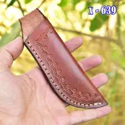 HAND STITCH KNIFE SHEATH FIXED BLADE KNIFE LEATHER SHEATH HOLSTER