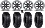 MSA Lok2 Bdlk 15" Wheels Black 30" Intersect Tires Polaris RZR XP 1000 / PRO XP