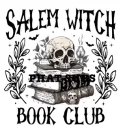 Sublimation Print Salem Witch Book Club Ready To Press Heat Transfer