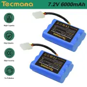 2X 7.2V 6Ah Ni-MH Battery for Neato XV-25 XV-15 XV-11 XV-21 XV-14 XV-12 205-0001