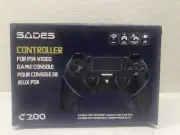 Sades C200 Wireless Controller for Sony PS4 - Black/Blue