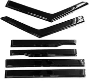 QVQOCUKS Car Side Window Wind Deflectors Vent Visors Compatible for Chery Jetour Traveler T2 2023 2024 Sun Wind Rain Shield(6pcs)