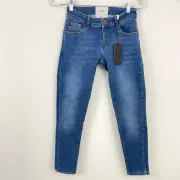 One Teaspoon Women's Freebirds II Skinny Denim Jeans Blue Cash Size 25