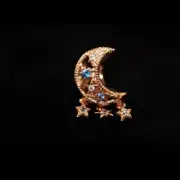 AUTHENTIC Pandora Star & Crescent Moon Charm NEW 789643C01
