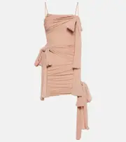 [Blumarine] Blumarine Ruched jersey minidress AU 14 pink