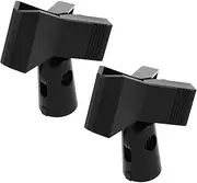 WESIEVYA 2pcs Stand Microphone Clip Microphone Table Stand Microphone Stands Microphone with Clip Table Mic Stand Microphone Stand Desk Microphone Stand Nut Knurled Lock Desk Mic Stand