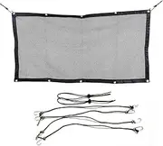 Pet Car Net Barrier,Mesh Backseat Protection Barrier for Dogs | Adjustable Dog Car Guard on Travel Mesh Organizer Barrier of Pets and Kids in Car Backseats Pewell