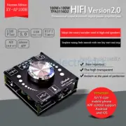 100W+100W Dual TPA3116D2 Bluetooth5.0 Stereo Audio Digital Power Audio Amplifier