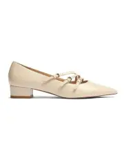 [REVIEW] Josephine Buckle Flat in Cream