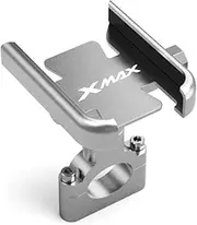 LCCDZ Compatible with Yamaha XMAX300 XMAX400 Xmax X-MAX 125 250 300 400 Motorcycle Accessories Handlebar Mobile Phone Holder GPS Stand Bracket (Color : C)
