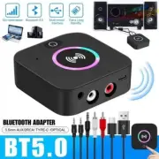 V5.0 2-in-1 Wireless Bluetooth Transmitter Receiver Stereo Adapter for Car TV