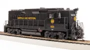 Broadway Limited HO 7573 EMD GP30 High Nose Sound and DCC Norfolk & Western #525