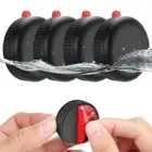 4 Pack Air Tags Waterproof Holder Airtag Case with 3M Adhesive Sticker Apple ...