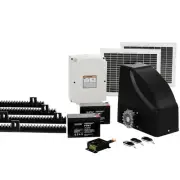 Automatic Sliding Gate Opener Kit 20W Solar Electric 4M 600KG Gate Access SOLAR