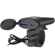 QC 3.0 Motorcycle Handlebar PD USB Phone Charger Fast Charger Adapter Waterproof (for: Triumph)