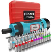 1/4 Inch Torque Screwdriver Wrench Set, 2-22 in.-lb., 31 Pcs Torque Wrench Bi...