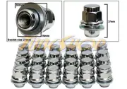 24 LEXUS SCION OEM OE STOCK FACTORY WHEELS RIMS MAG LUG NUTS 12X1.5 1.5 CHROME (for: Lexus)