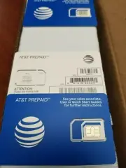 AT&T SIM OEM NANO 4GLTE sim. NEW UNACTIVATED (3in1) sku6661a