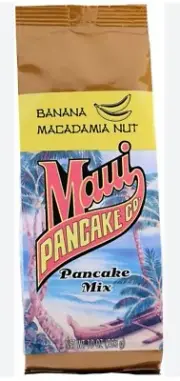 Maui Pancake Co Banana Macadamia Nut Pancake Mix 10 Oz (pack Of 3)