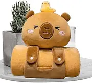 Nap Mats for Preschool | Portable Cute Soft Capybara Kids Blanket - Daycare Cot Bedding, Comfortable Shawl for Birthday Parties, Family Gatherings